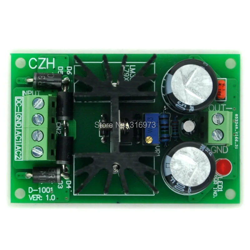 Ujemne 1.25 ~ 37V DC regulowane napięcie moduł regulatora, wysoka jakość.