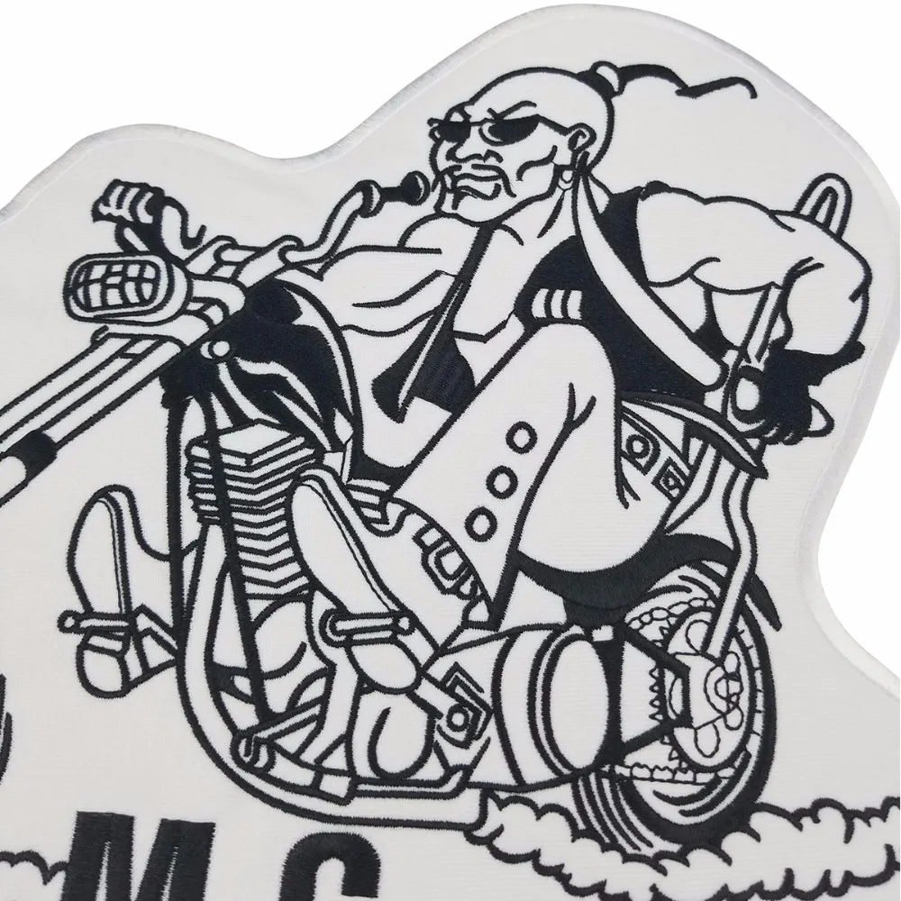 Mongols MC łatki Biker powrót Nomad Rocker Patch darmowe Rider motocykl kurtka haftowana kamizelka odznaka powrót rozmiar żelazko na