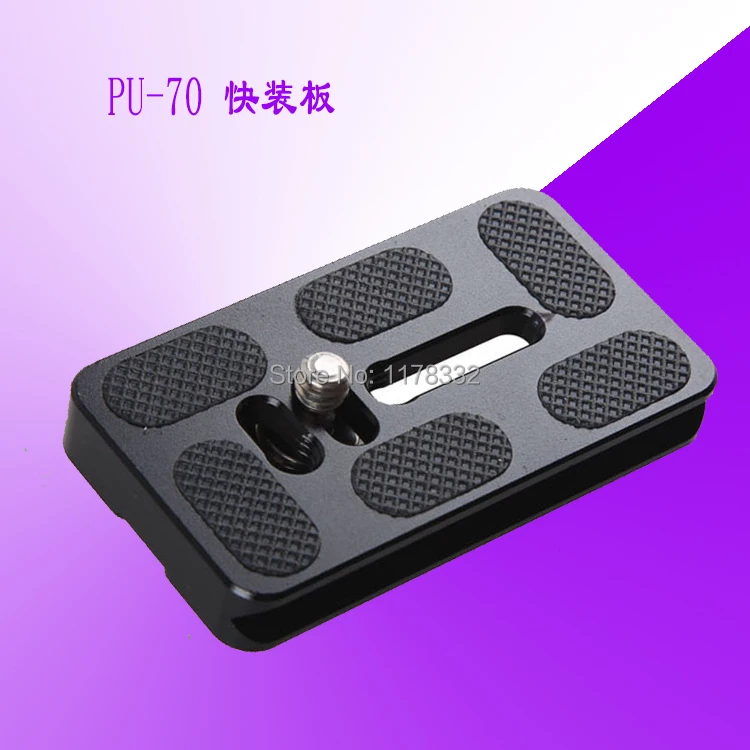 

Exempt postage + tracking number PU-70 high quality Universal Quick Release Plate Bracket with 1/4 Screw for Benro B2 B3 V2 V3