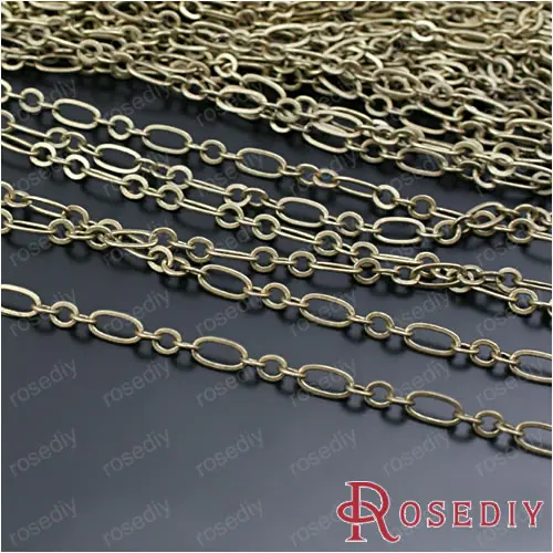 

Wholesale Width 3mm Antique Bronze Copper/Iron 3:1 Link Chains Diy Jewelry Findings 5 Meter(JM5406)