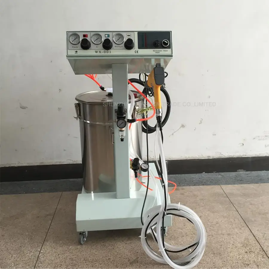 

Electrostatic Spray Gun Paint Good Quality Spray Powder Coating Machine Electrostatic Powder Coating Gun WX-001