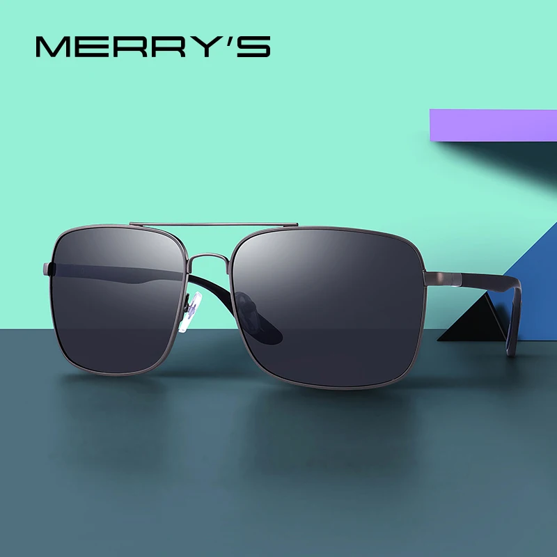 

MERRYS DESIGN Men Classic Luxury Brand Sunglasses HD Polarized Sun glasses For Driving TR90 Legs UV400 Protection S8181