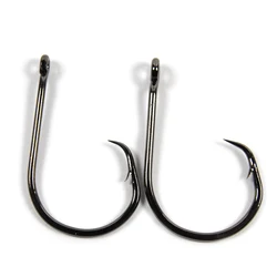 50pcs Circle Hook for Fishing High Carbon Steel Soltwater Fishhook 1 1/0 2/0 3/0 4/0 5/0 6/0 7/0 8/0 9/0 10/0 Sea Fishhook