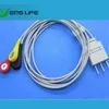 

nihon kohden holter ECG cable 3 lead snaps