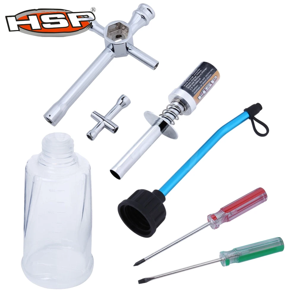 1set HSP 80142 Nitro Gas Starter Kit / Glow Plug accenditore strumento 1.2V 1800mah per HSP camion passeggini Drift Cars 4wd Wltoys Toy