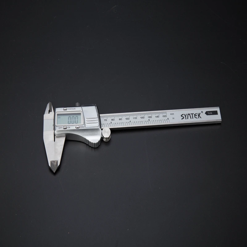 Precision Digital Caliper 0.01mm Industrial Stainless Steel Electronic Measurement Tool Vernier Gauge Micrometer 0-150mm & Box