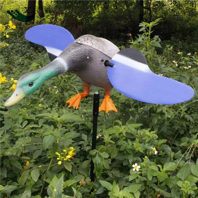 

Xilei-Plastic Duck Decoy for Outdoor Hunting, Remote Control, Magnet Spinning Wings, 6V, 2016