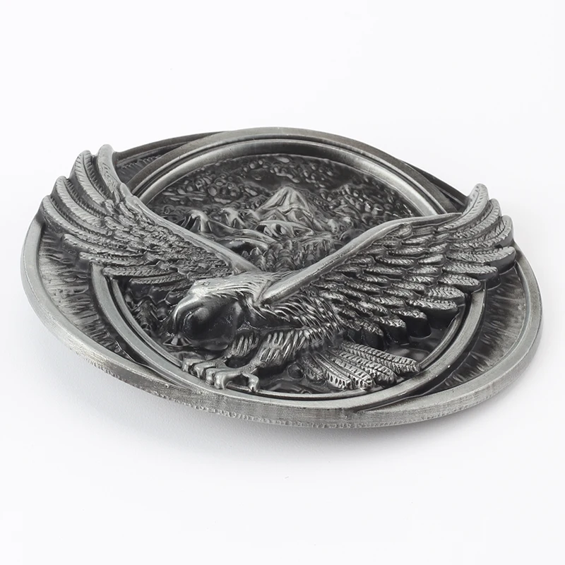 The eagle Spread  wings metal belt buckle