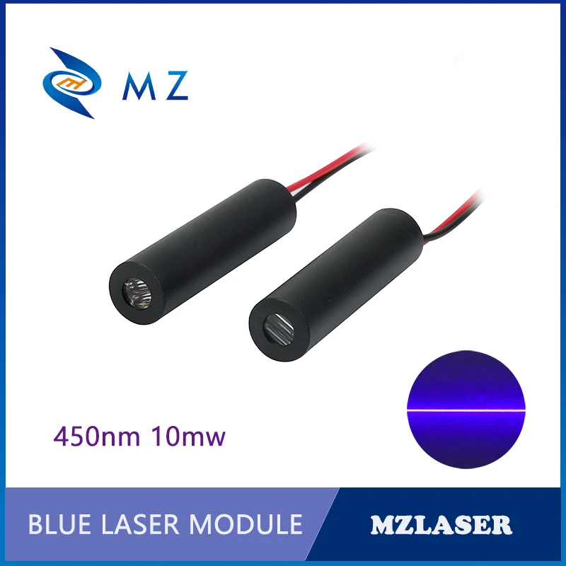 450nm 10mw 60 Degree Industrial APC Drives Blue Line Laser Diode Module