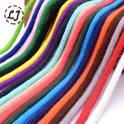 Corda di cotone tessuta fatta a mano ad alta resistenza variopinta all'ingrosso di 5mm per gli accessori di cucito dell'indumento progetti del mestiere casa DIY