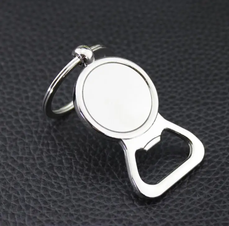 200pcs Fast shipping DIY Photo Gourd Metal Beer Bottle Opener Keychain opener For wedding paryt gift can customize logo SN122