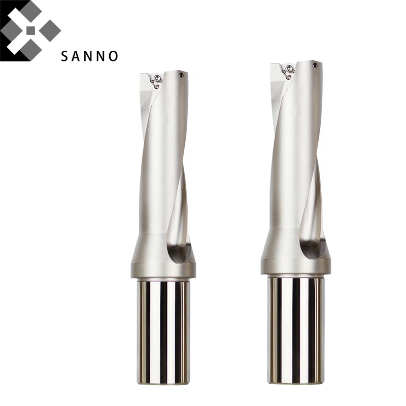 2D 3D 4D 5D 15.5mm 35.5mm 55.5mm 69.5mm 70.5mm Customize WC Power Indexable Drills Bit Deviation Drilling Tool Fast U Drill Bit