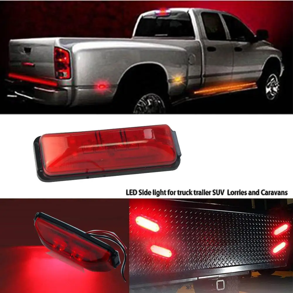 

1pc X Dahosun Car Led License Plate Light for 12V 24V Rear Tail Truck Lorry Trailer Caravan Red Yellow White