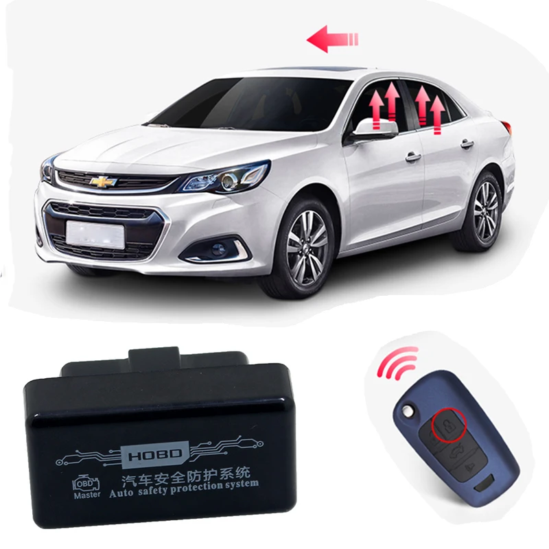 Canbus OBD Car Window Closer Vehicle Glass Closer Door Sunroof Opening Closing Module System No Error For Chevrolet Cruze Malibu