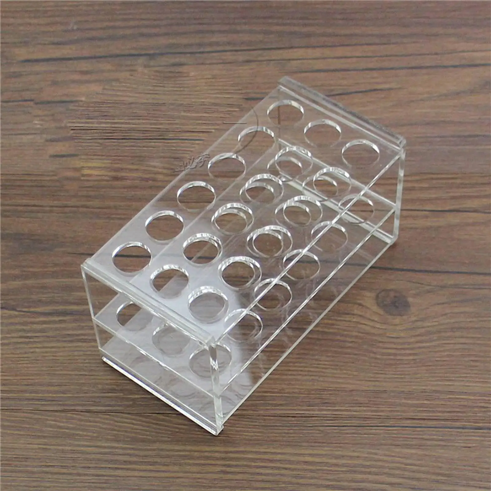 

17mm Diam 18 Holes Methyl Methacrylate Rack Stand For 10/15ml Centrifuge Tubes