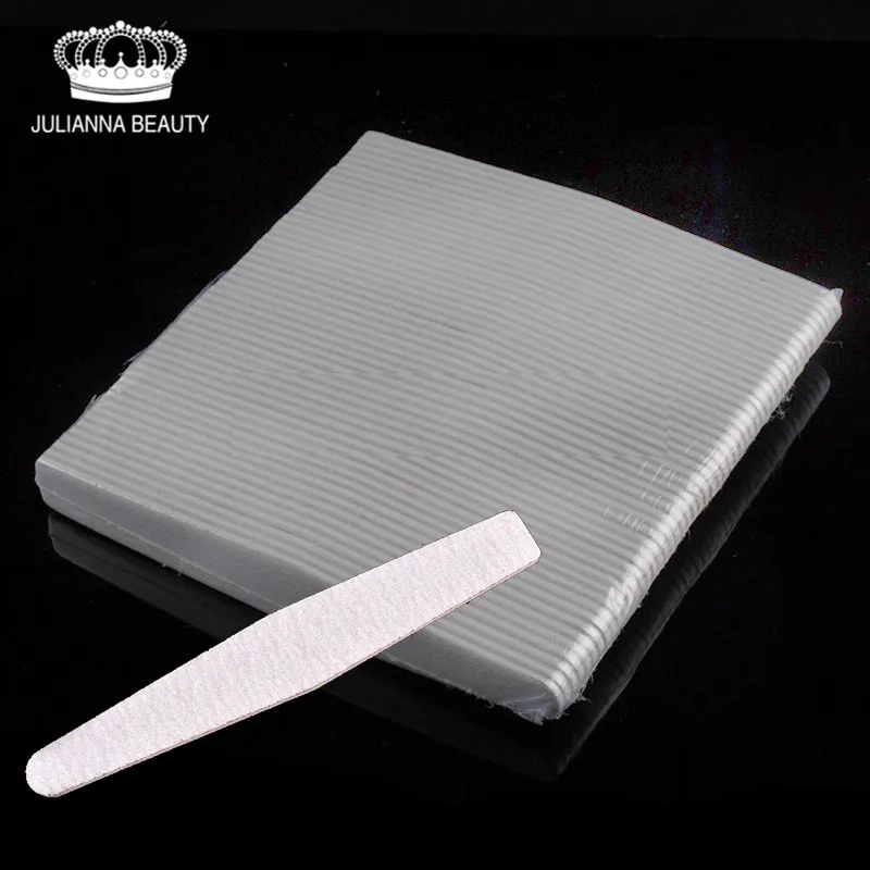 

10pcs Grey Nail File Washable Sanding Curved Nail Files & Buffer Disposable Sandpaper Block Salon Manicure Tools Wholesale