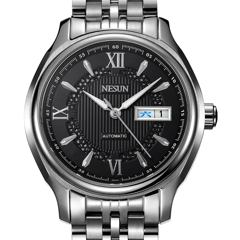 

Switzerland NESUN Japan NH36A Automatic Mechanical Luxury Brand Men's Watches Sapphire 100M Waterproof Luminous Clocks N9205-8