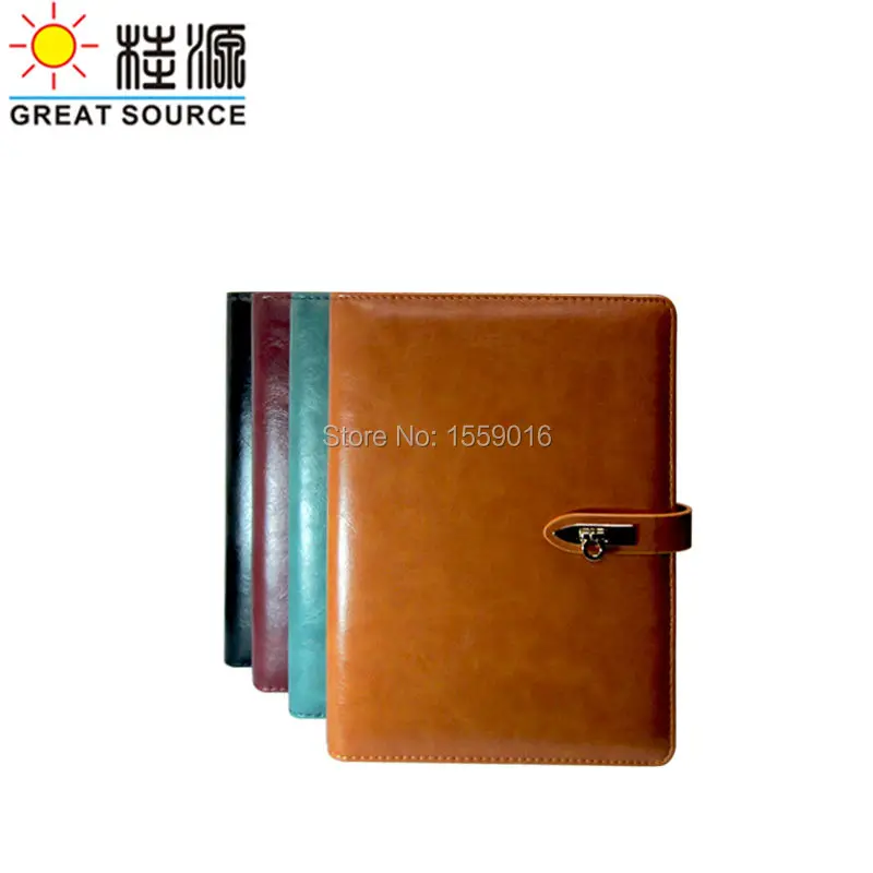 MQQ A5 Folder Cover Leather Organizers Office Academic Planner Loose Notebook Binder  Journal  For School Stationery Products