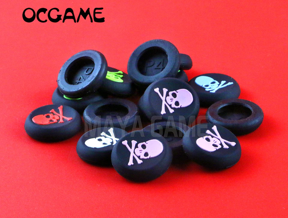 200pcs For XBOXONE XBOX360 Skull Head Silicone Thumb Grip Joystick Cap For PS 4 3 2 Controller 200PCS/LOT