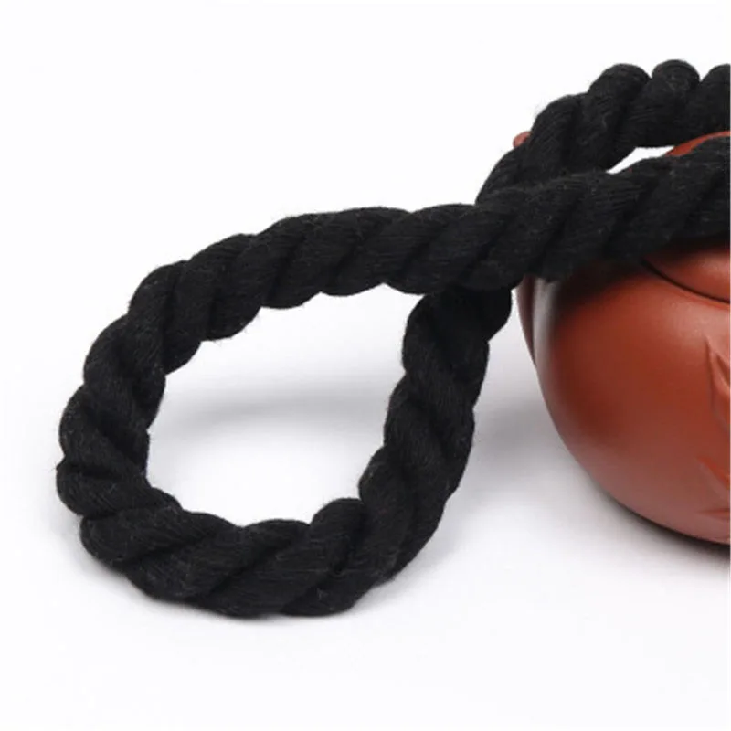 New 12mm 100% Cotton  3 Shares Twisted Cotton Cords  DIY Craft Decoration Rope Cotton Cord for Bag Drawstring Belt 15 Colors