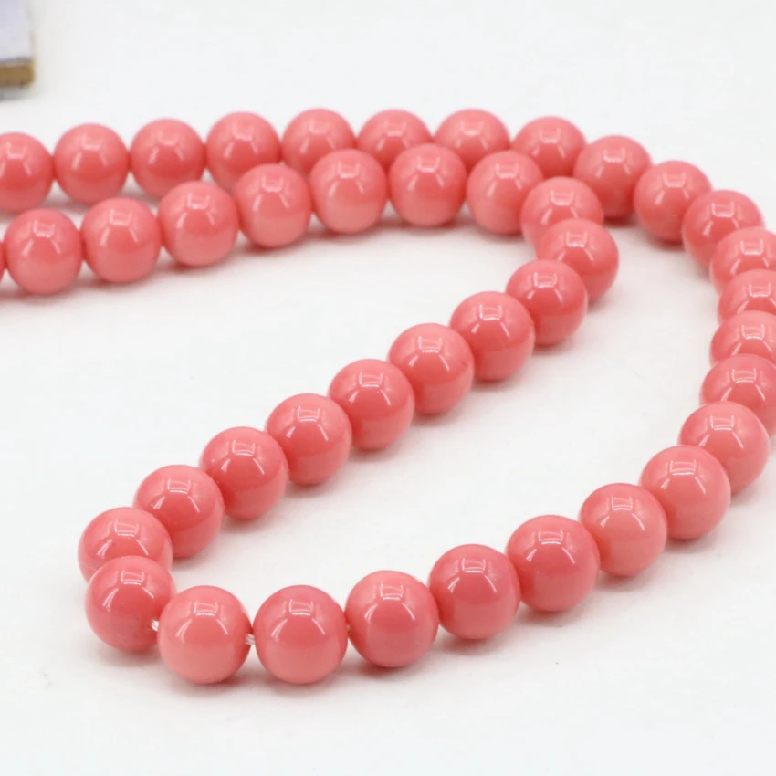 8mm candy color loose beads round bake paint glass ball jewelry fit for diy necdklace/bracelet spacers accessories 15inch B3249