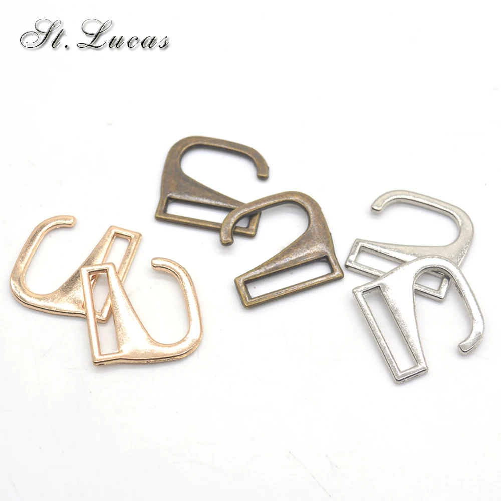 New arrived 10pcs/lot 20mm width silver black bronze gold metal shoes bags type 9 Buckle hooks buttons DIY Accessories