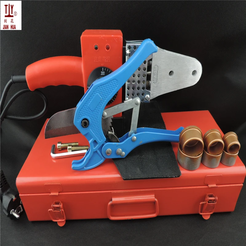 

Free Shipping 20-32mm With Metal Box And 42mm Cutter PPR Welding Machine 600W Temperature Controled ppr-plastic pipe welder