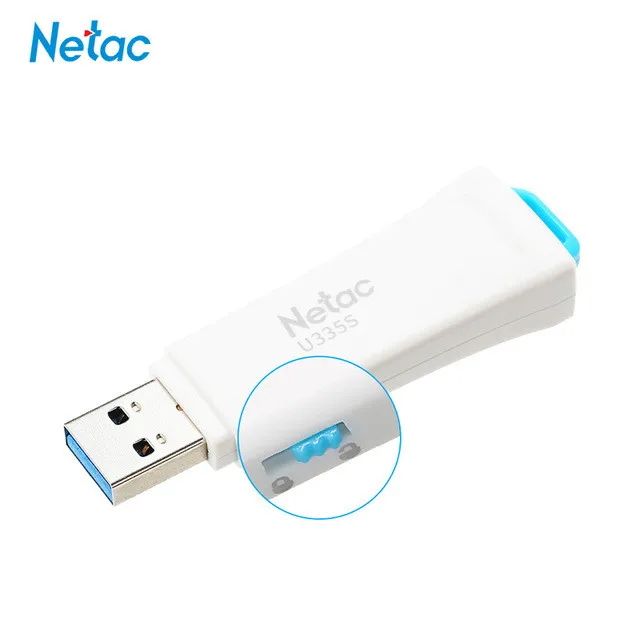 Original!!! Netac 16GB 32GB USB Flash Drive 3.0 Pendrive USB Stick Pen Drive USB 3.0 U Disk With Write Protected U335S