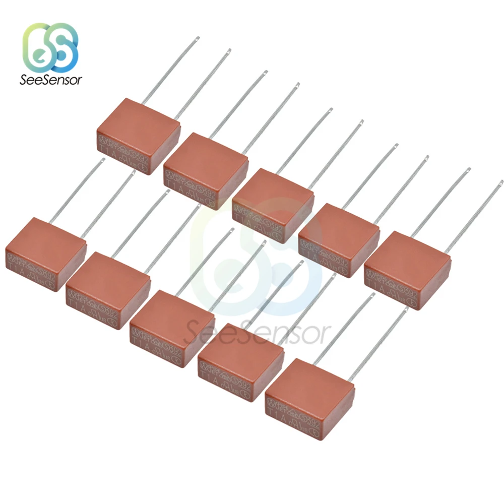 10 pz 1A 2A 3.15A 4A 5A 6.3A 250V 392 fusibile di plastica quadrato TV LCD scheda di alimentazione fusibili comunemente usati fusibile a colpo lento T1A T2A T3.15A