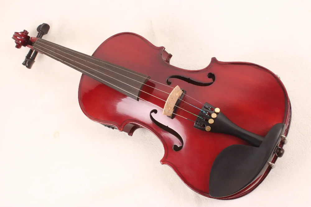 

4-String 4/4 New Electric Acoustic Violin red #1-2553#