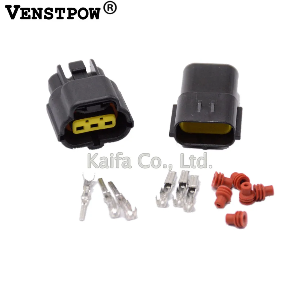 5 sets 2/3/4/6/8/10 Pin Way Waterproof Wire Connector Plug Car Auto Sealed Electrical Set Car Truck  connect