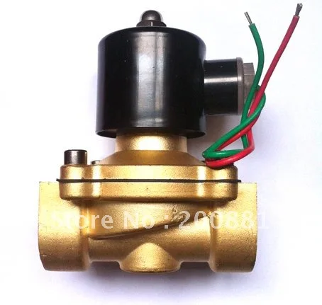 

1-1/2" DC24V high pressure NBR brass Solenoid Valve normally closed 2W400-40 Water Air Gas