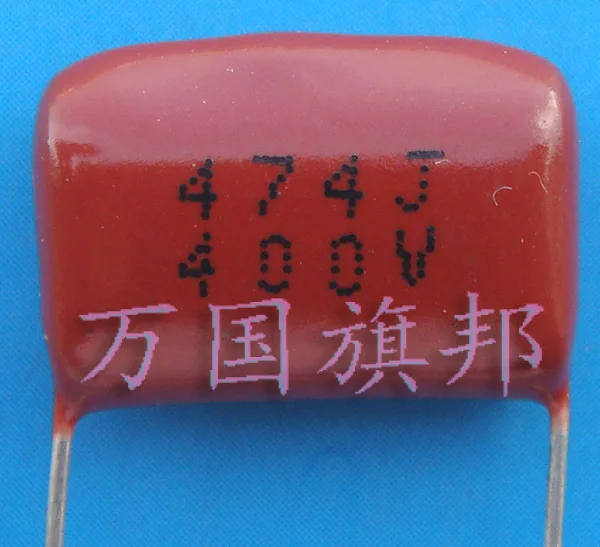 Free Delivery. CL21 metallized polyester film capacitor 400 v 474 0.47 uF