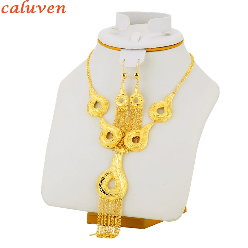 

Набор эфиопских ювелирных украшений золотого цвета, наборы для сережек/ожерелий/подвесок, Африканский/хабеша/Эритрея/арабский/нигерийский подарок для женщин