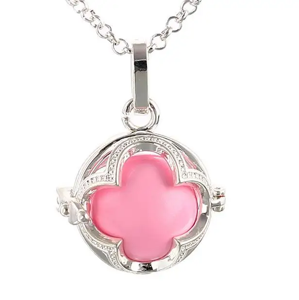 DIY Mexican de bingo musical pregnancy belly ball locket necklace with 1pc belly ball