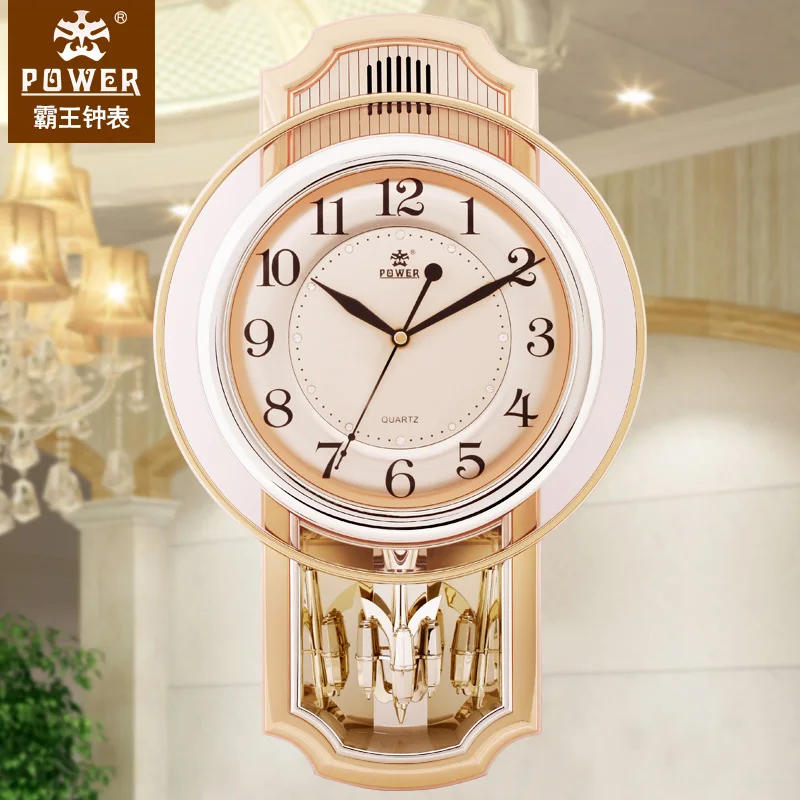 

Overlord Living Room Pendulum Clock Creative Music Art Decoration Wall Charts European Wall Clock Mute Quartz Wall Clocks