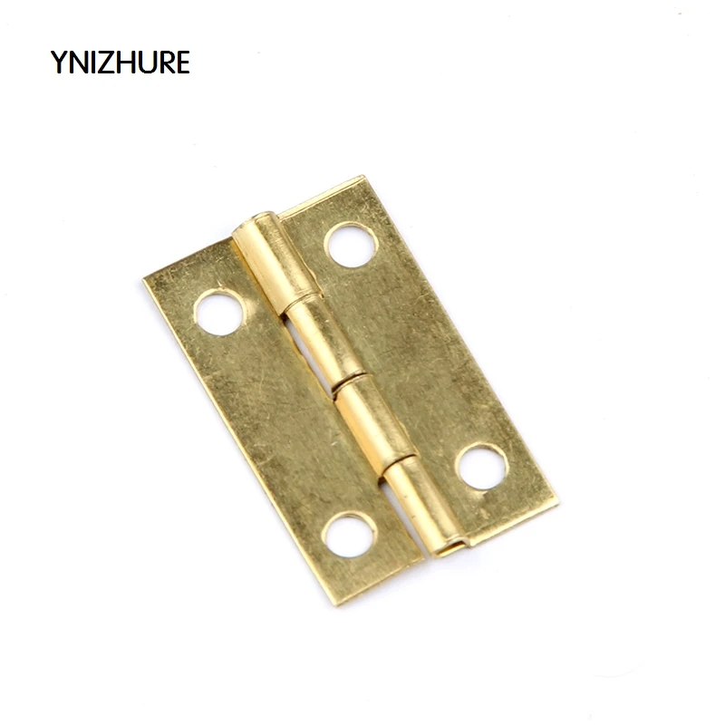 In Stock 200pcs 24*15mm furniture connectors 4 hole small wooden gift box hinge small wooden hinge