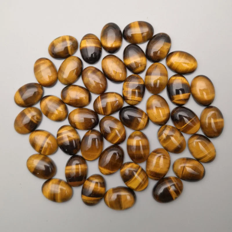 

Wholesale Natural Stone Tiger eye Beads 13x18 MM jewelry making Fashion accessories bead cab Cabochon 50Pcs/lot Free shipping