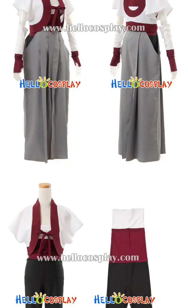 Japanese Anime Outfit Hakuouki Shinsengumi Kitan Cosplay Harada Sanosuke Costume H008