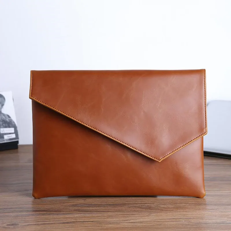 High Quality New Men PU Leather Clutch Bag Case Pocket Coin Purse Male Card Holder Pack Vintage Envelope Wallet