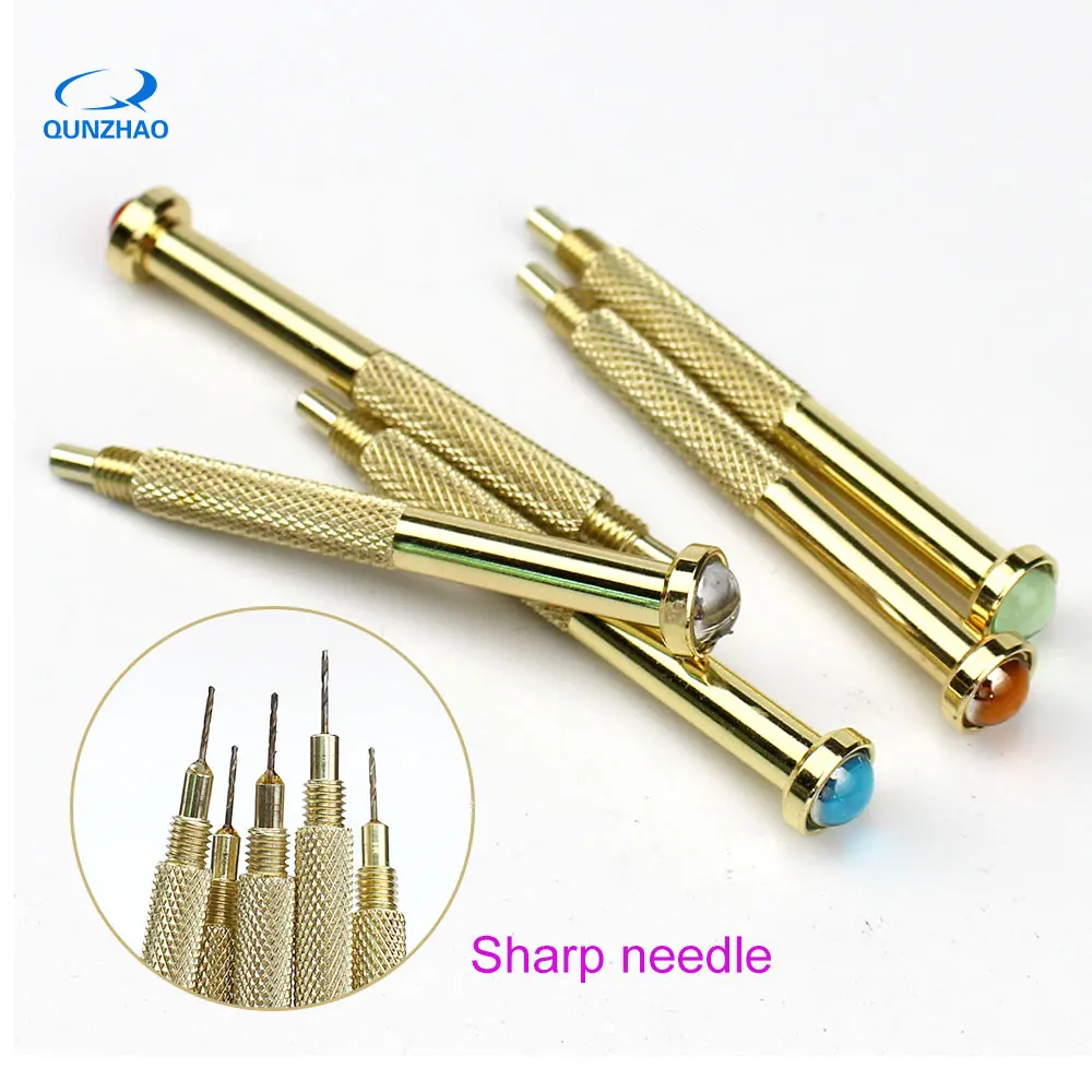 1pc Nail Art Puncher False Nails Drill Piercing Needle Piercing Drills Manicure Tool Hole Decoration Puncher Nail Art Tool