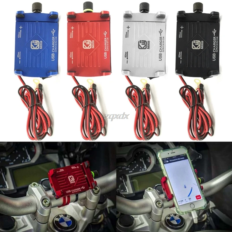 Soporte de teléfono para motocicleta con cargador USB, soporte de teléfono móvil para coche eléctrico, bicicleta de montaña, Z07, envío directo, nuevo