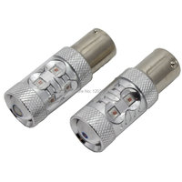 2Pcs Car Led PY21W 581 BAU15s AMBER CANBUS 50W CREE Chip LED FRONT INDICATOR CAR BULBS OFFSIDE Pins For Audi and European Cars