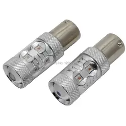 2Pcs Car Led PY21W 581 BAU15s AMBER CANBUS 50W CREE Chip LED FRONT INDICATOR CAR BULBS OFFSIDE Pins For Audi and European Cars