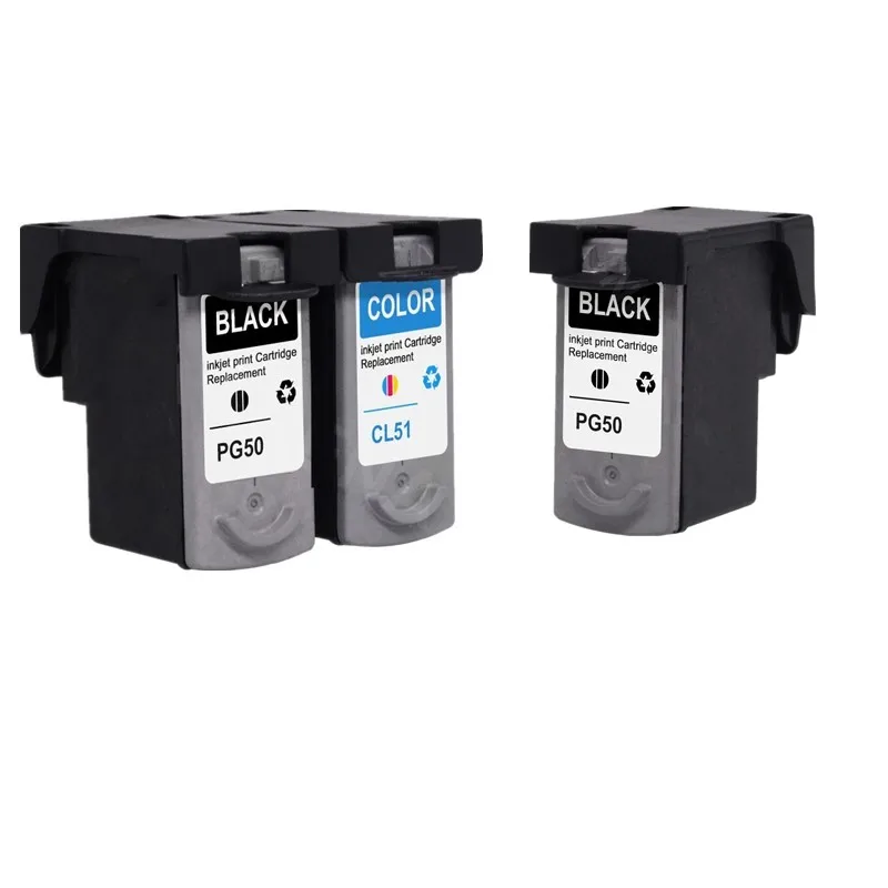 PG-50 CL-51 Ink Cartridge For Canon PG50 CL51 Pixma MP150 MP160 MP170 MP180 MX308 MX318 IP2200 IP6220D Inkjet