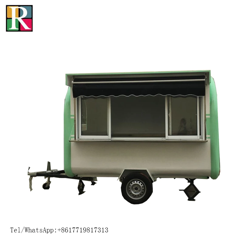 

Shipping by sea to port ,RL-FR280H CE approved China food cart bike tricycle food truck for sale