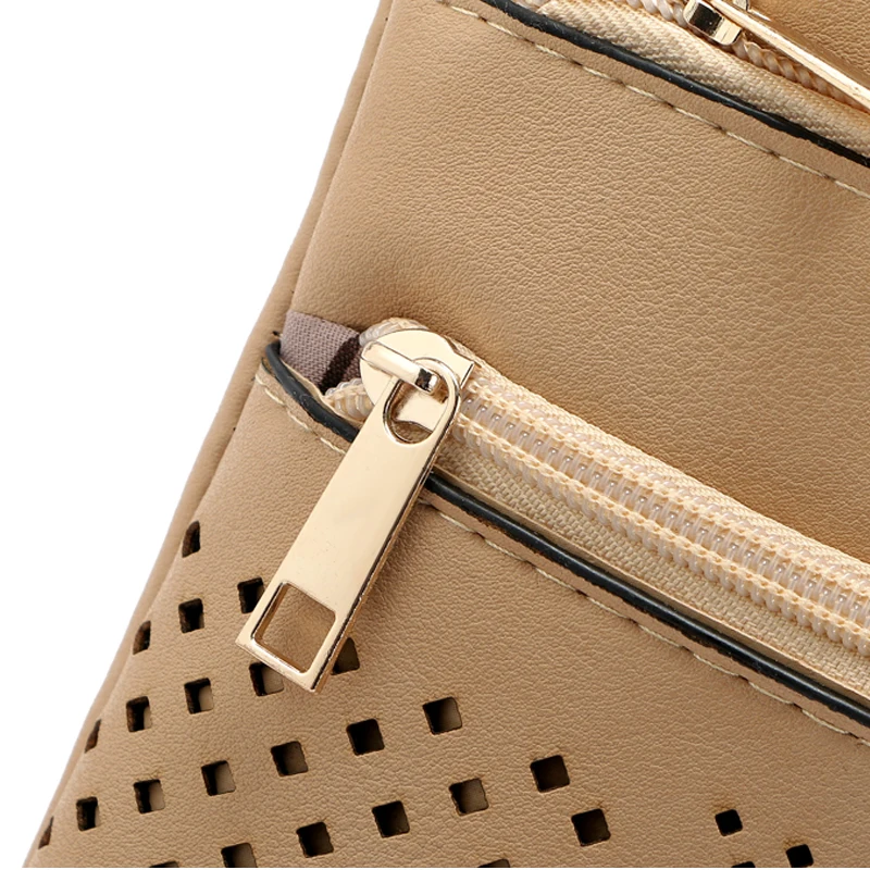 2024 Summer Crossbody Bags For Women Hollow Out PU Leather Handbags Bolsas Femininas Shoulder Bag Female Messenger Bag For Women