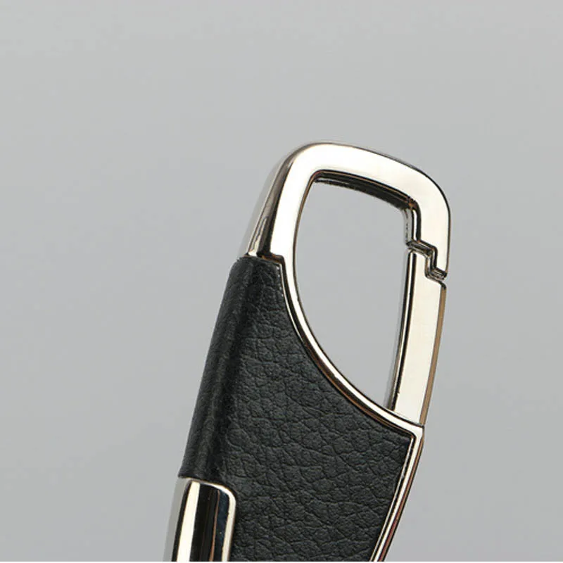 Automotive Accessories Men Leather Key Chain Metal Car Key Ring Keys Holder Waist Hanged Key Rings Leather Keyrings Keychain