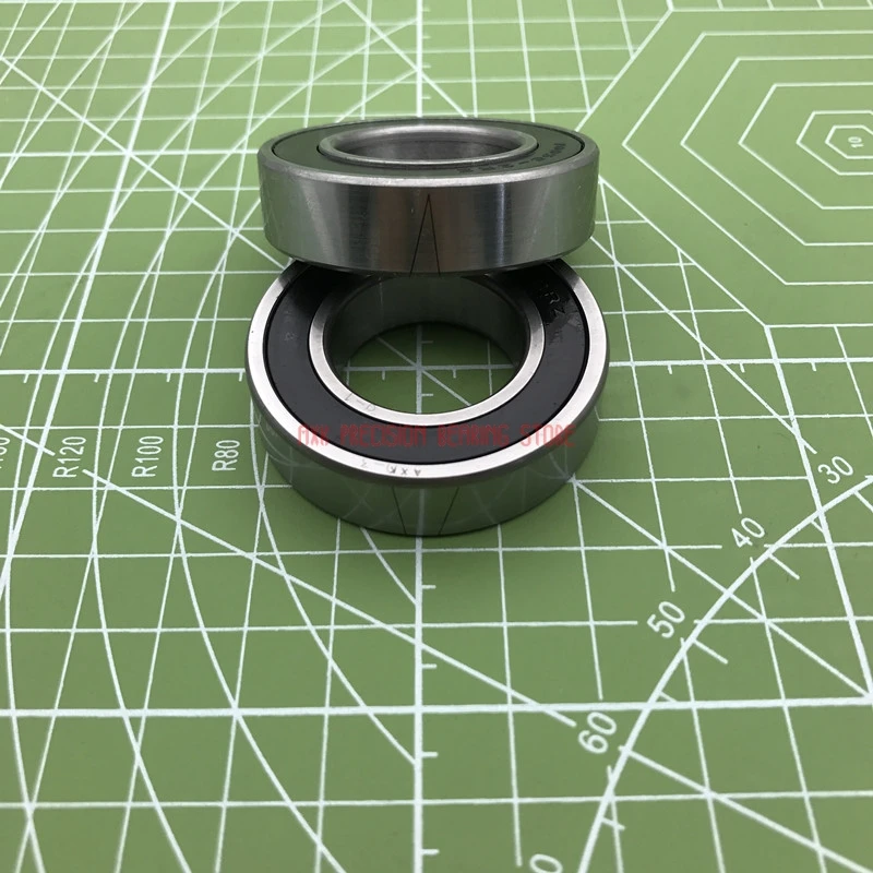 Axk Abec-7 1Pair 7201 7201c 2rz Hq1 P4 Db 12x32x10 Mm Sealed Angular Contact Speed Spindle Bearings Cnc Si3n4 Ceramic Ball