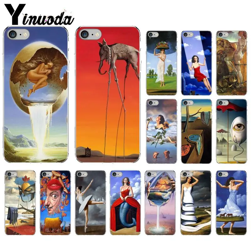 Yinuoda Salvador Dali Art Painting Novelty Fundas Phone Case Cover for iPhone 8 7 6 6S Plus 5 5S SE XR X XS MAX Coque Shell